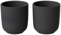 Villeroy & Boch Becher Villeroy & Boch Becher-Set MANUFACTURE schwarz
