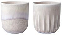 Villeroy & Boch Becher Becher-Set 2-tlg. Perlemor Sand, Premium Porcelain