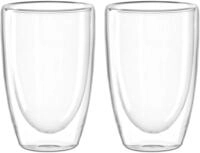 LEONARDO Gl&auml;ser-Set DUO, 2-tlg., Borosilikatglas, doppelwandig, 2-teilig