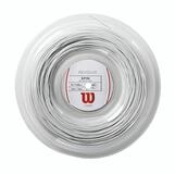 Wilson Tennissaite Revolve (Haltbarkeit+Spin) weiss 200m Rolle, Saitendicke: 1.25