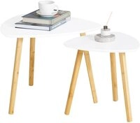 SoBuy Beistelltisch FBT74, 2er Set, Satztisch Couchtisch Sofatisch, Beine aus...