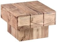 Wohnling Beistelltisch WL1.756 Massivholz Akazie Wohnzimmertisch 44 cm...