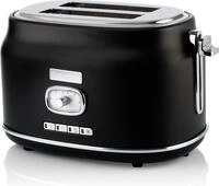 Westinghouse Toaster Retro-Serie 2-Scheiben 815 W mit Br&ouml;tchenaufsatz, 2 kurze