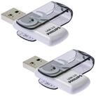 Philips USB Stick 32GB Speicherstick Vivid Edition grau USB 3.0 2er Pack USB-Stick