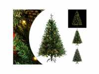 vidaXL Artificial Christmas Tree with LED and Pine Cones 120cm