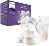 Philips AVENT Handmilchpumpe SCF430/20, Standardset mit Natural...
