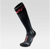 UYN Skisocken UYN WOMAN SKI ONE MERINO SOCKS ANTHRACITE/PINK