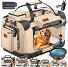 Lovpet Tiertransportbox bis 7 kg, Hundebox Hundetransportbox faltbar Inkl.Hundenapf