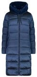 CMP Wintermantel Coat Fix Hood (Glanzeffekt, warm) inkblau Damen