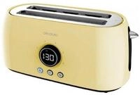 Cecotec 2-in-1-Toaster Digital Classictoast 15000 Yellow Extra Double, 1250 W,