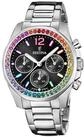 Festina Chronograph Damenuhr F20606-3 Edelstahlband 38,1 mm