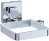 WENKO Haartrocknerhalter Vacuum-Loc Quadro, (Befestigung mit Saugnapf)