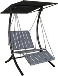 Angerer Freizeitm&ouml;bel Hollywoodschaukel Luxus Smart stone, 1-Sitzer, Bettfunktion,