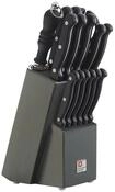 Richardson Sheffield Messerblock ARTISAN (15tlg), Block aus Kautschukholz mit