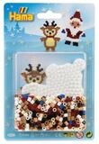 Hama B&uuml;gelperlen Hama Blister Weihnachten Rentier & Weihnachtsmann Midi-B&uuml;gelperlen