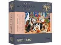 Trefl Holzpuzzle Hundefreundschaft 1000 Teile