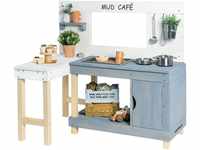 MUDDY BUDDY® Outdoor-Spielküche Mud Café Holz, Matschküche, weiß -...