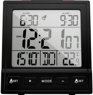 Mebus Wecker Mebus 25581 Wecker Schwarz Alarmzeiten 2 2 Timerzeiten