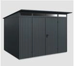 H&ouml;rmann Ecostar Ger&auml;tehaus Metall-Ger&auml;tehaus Trend mit Pultdach Typ 3, 2-fl&uuml;glige