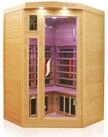 Dewello Infrarotkabine LAKEFIELD 120 PRO Hemlock/Zeder W&auml;rmekabine, 5