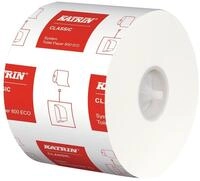 KATRIN Toilettenpapier, Classic Toilet ECO 2-lagig Tissue, wei&szlig;