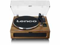 Lenco LS-410WA Plattenspieler (Riemenantrieb, 4x integrierte Lautsprecher mit 40W,