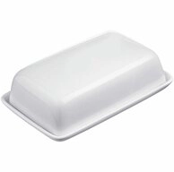 WESTMARK Butterdose Dekorativ, L&auml;nge: 18,7 cm, Keramik, Wei&szlig;, Keramik