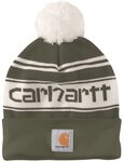 Carhartt Bommelm&uuml;tze Carhartt KNIT CUFFED LOGO BEANIE 105168 (1-St)