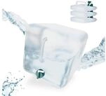 relaxdays Kanister Quadratische Faltkanister im 4er Set (4 St), 20 Liter