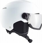 Alpina Sports Skihelm Alpina Arber Visor Q-Lite Skihelm Snowboardhelm white matt