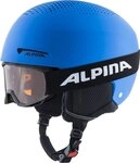 Alpina Sports Skihelm ZUPO SET (PINEY) BLUE MATT