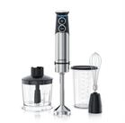 Arendo Stabmixer Edelstahl P&uuml;rierstab Set mit Zerkleinerer & Messbecher,...