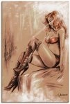 Artland Wandbild High heels im Licht, Frau (1 St), als Alubild, Leinwandbild in