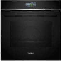 SIEMENS Backofen iQ700 HB776G1B1, iQ700 Einbau-Backofen, Schwarz, Edelstahl, EEK: A+,