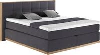 Home affaire Boxspringbett Vinton, aus massiver Eiche, verschiedene H&auml;rtegrade (auch