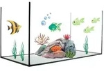 GarPet Aquarium Aquarium Becken rechteckig standard Gr&ouml;&szlig;en Glas Aquariumbecken 60