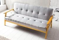 SalesFever Schlafsofa Skagen 3-Sitzer Sofa, Holzgestell Sofa: Entspannung und...