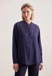 seidensticker Klassische Bluse 1/1 V-Neck Uni