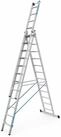 Zarges T-Gleiter Zarges Mehrzweckleiter Skymaster Plus X, LM, 3 x 12 Stufen
