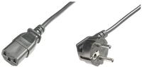 Digitus Digitus Netzanschlusskabel, Kabel, (0,75 Meter, Kaltger&auml;te-Buchse...
