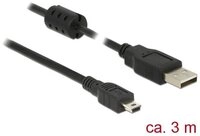 Delock Kabel USB 2 Typ-A Stecker - USB 2 Mini-B Stecker 3.0 m 84915 USB-Kabel,...