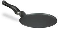 relaxdays Cr&ecirc;pepfanne Cr&ecirc;pespfanne Aluguss schwarz 25 cm