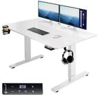 Casaria Schreibtisch, Elektrisch LCD- Display 73-118cm Stahlgestell Zubeh&ouml;r...