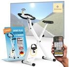 SportPlus Heimtrainer SP-HT-1200-W-iE, X-Bike, klappbar, 8 Widerstandsstufen, wei&szlig;