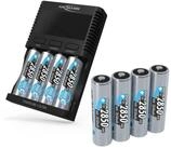 ANSMANN AG Akku Ladeger&auml;t, inkl. 8x AA2850 Akkus Universal-Ladeger&auml;t