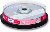 Philips DVD-Rohling 10 Philips Rohlinge DVD-R 4,7GB 16x Spindel