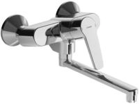 HANSA Waschtischarmatur Hansapolo Sp&uuml;ltisch-Einhand-Wandbatterie Ausladung 284...