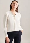 seidensticker Klassische Bluse 1/1 V-Neck Uni
