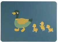 ASA SELECTION Platzset Tischset Duck Emil with Ducklings 46 x 33 cm,...