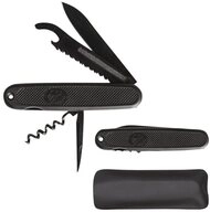 Mil-Tec Taschenmesser Bundeswehr Taschenmesser alte Art Schwarz, Klingenl&auml;nge:8cm